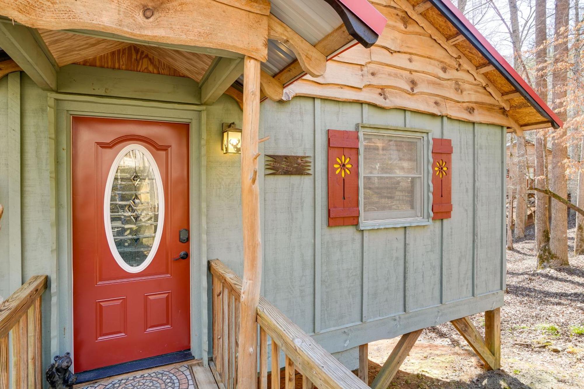 Secluded Family Retreat In Dahlonega With Hot Tub! Vila Exterior foto