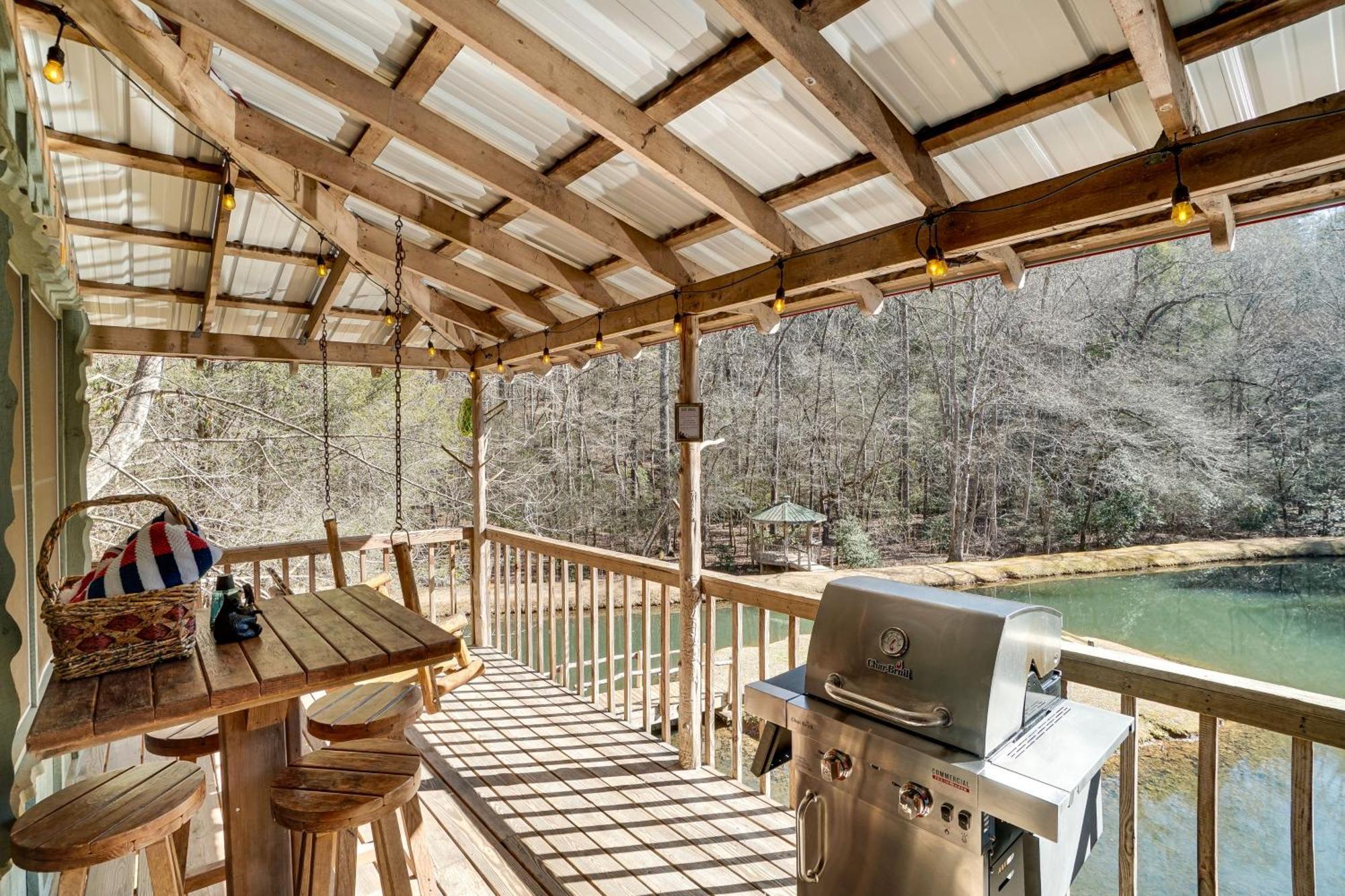 Secluded Family Retreat In Dahlonega With Hot Tub! Vila Exterior foto