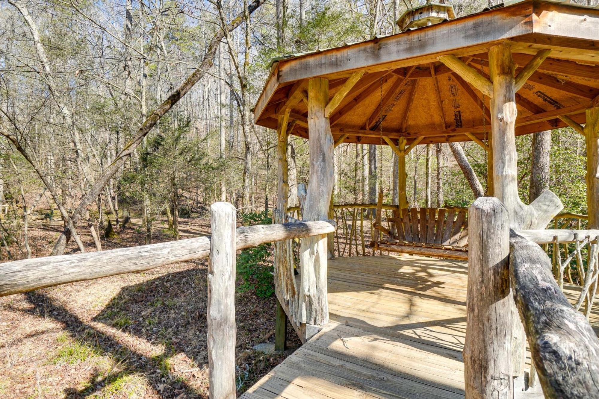 Secluded Family Retreat In Dahlonega With Hot Tub! Vila Exterior foto