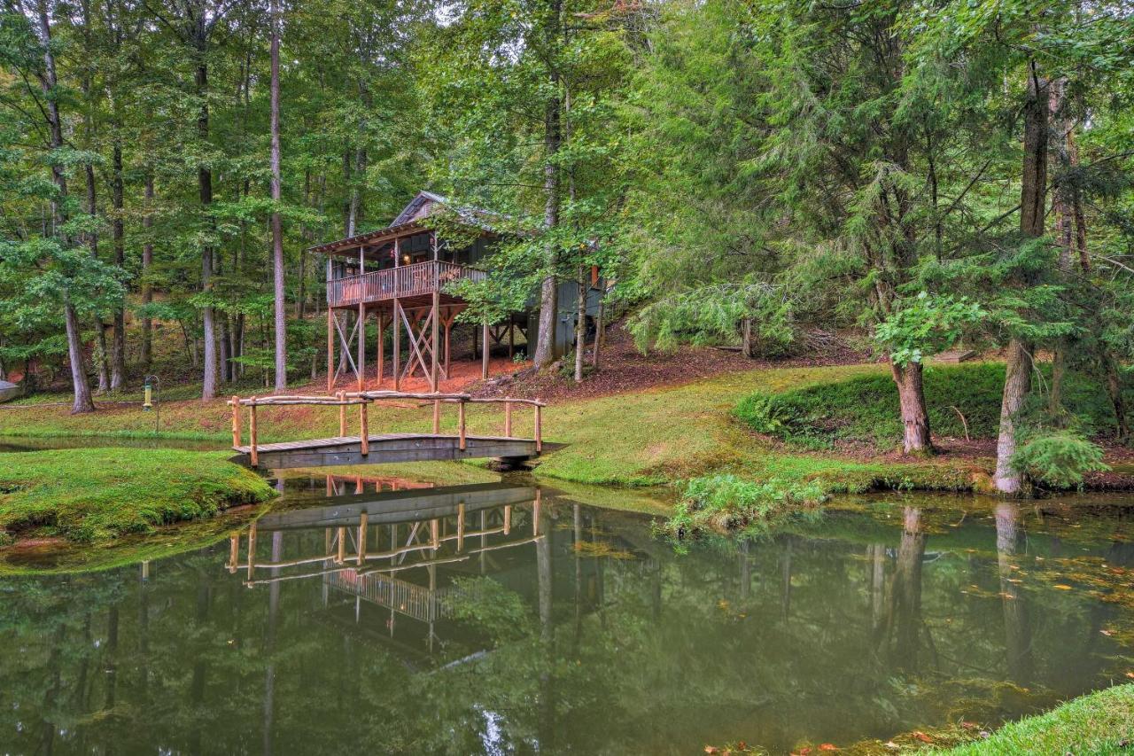 Secluded Family Retreat In Dahlonega With Hot Tub! Vila Exterior foto